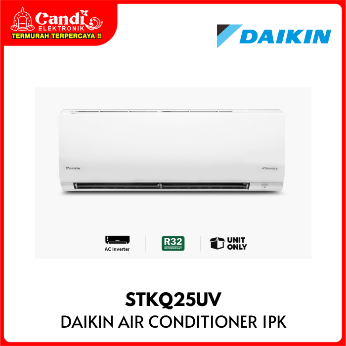 Daikin Air Conditioner 1pk Indoor(ftkq25uvm4) Outdoor(rkq25uvm4)